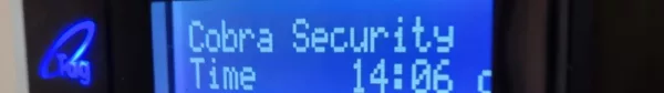 20220221_140644-scaled-e1674504660854 Image of a Intruder Alarm Kepad with a blue display